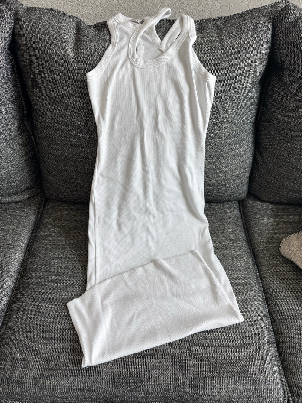 COTTON CITIZEN White Cutout Midi Tank Dress - Picture 2 of 5